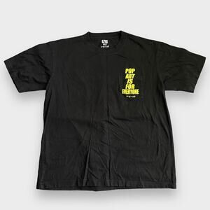 Andy Warhol x Uniqlo Men’s Art Is For Everyone Black Large Pocket T-Shirt